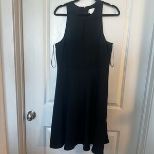 J. Crew Halter Fit and Flare Little Black Dress, Size 12